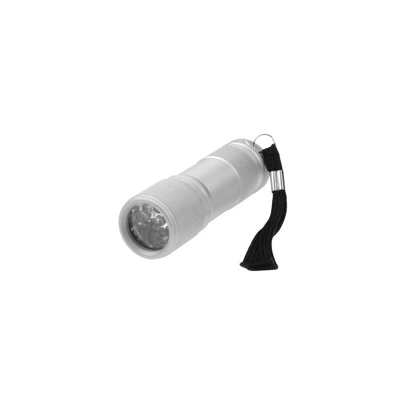 Lampe de poche alu, 9 LED (blanc)