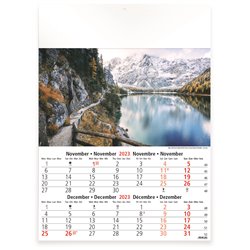 Calendrier 6 pages, Travel Europe 