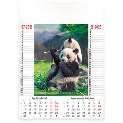 Calendrier 6 pages, Wild & Free réf 630-551